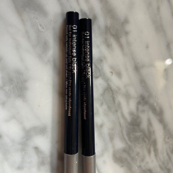 NEW Lot of 2 Clinique Quickliner for Eyes Intense 01 Intense Black Eyeliner Line - Picture 2 of 2